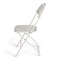 Atlas Commercial Products TitanPRO Fanback Plastic Folding Chair, White FPFC2WH - alternate 3